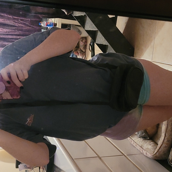 5/$25 Black small side pouch/purse with strap - Picture 6 of 7